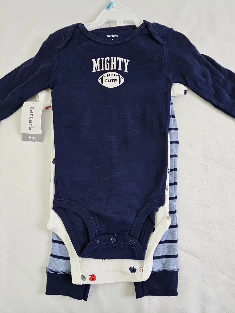 Carter's Baby Football 3-Piece Set 6 Months NWT